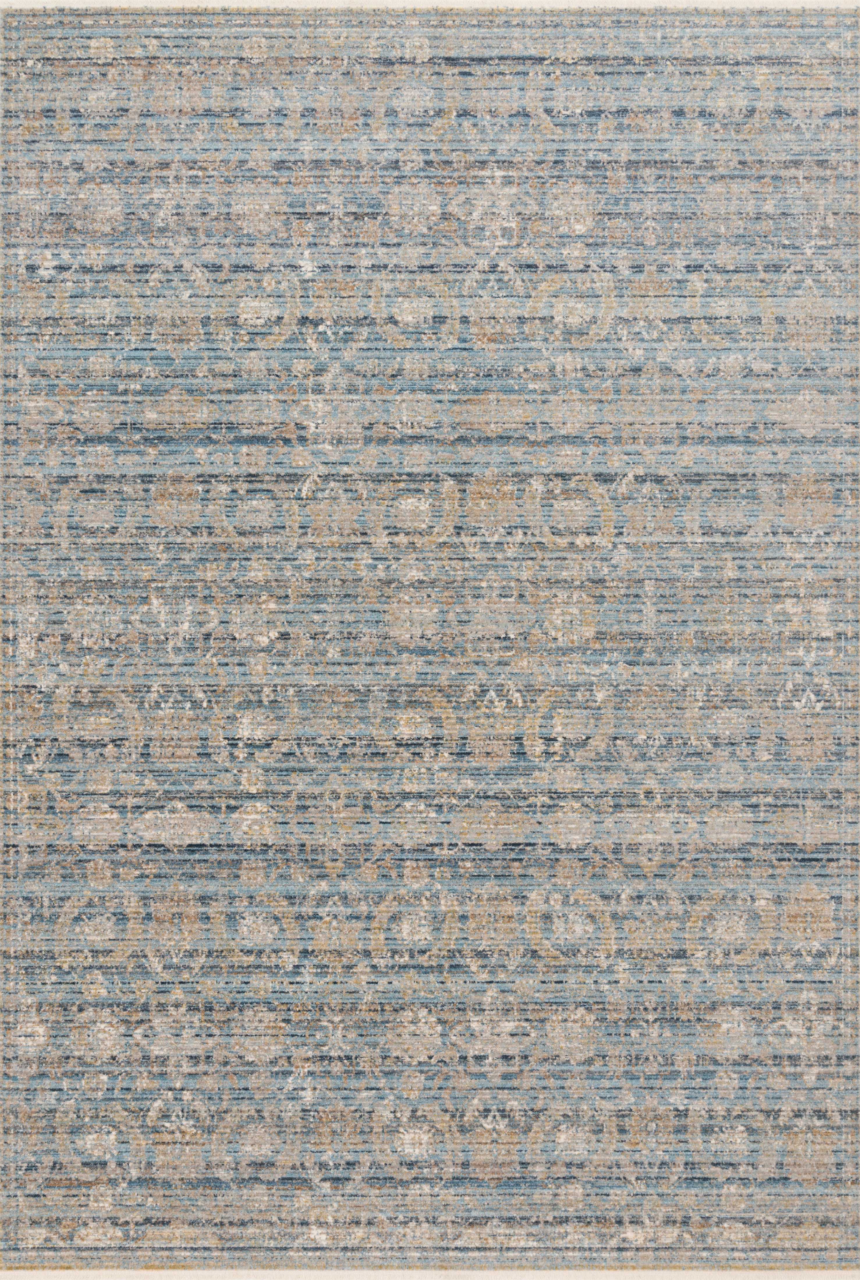 Loloi | Claire Collection | Ocean / Gold | CLE-03