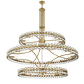 Clover 48'' Aged Brass Chandelier