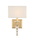 Clover 9.5'' Aged Brass Sconce