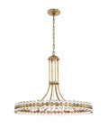Clover 28.75'' Aged Brass Chandelier
