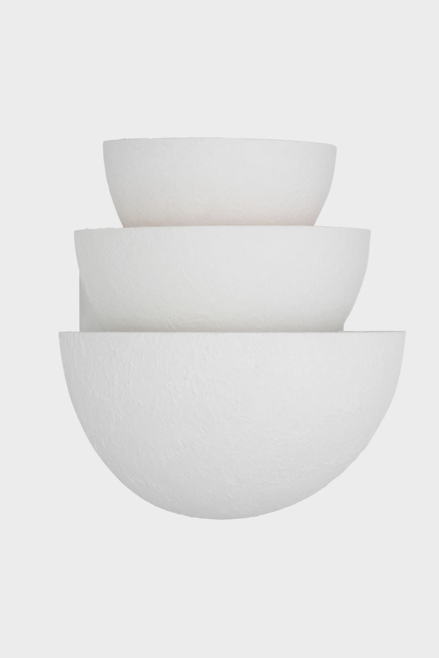 Beaunay Tiered Sconce Cast Plaster