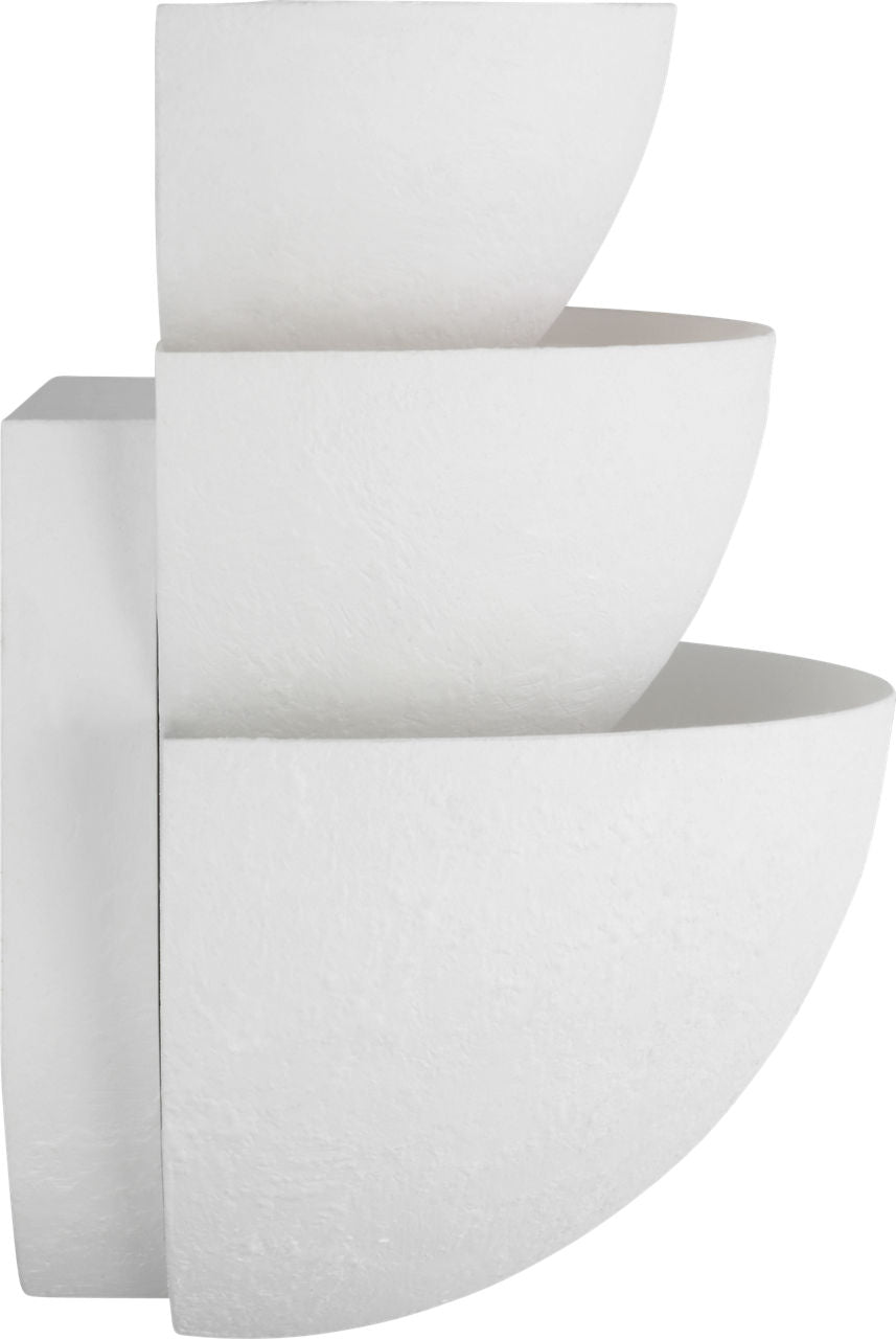 Beaunay Tiered Sconce Cast Plaster