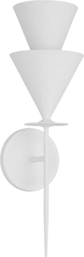 Cornet Large Sconce Cast Plaster