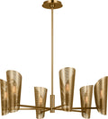 Plivot Large Chandelier Burnished Brass