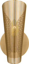 Plivot Medium Single Sconce Burnished Brass