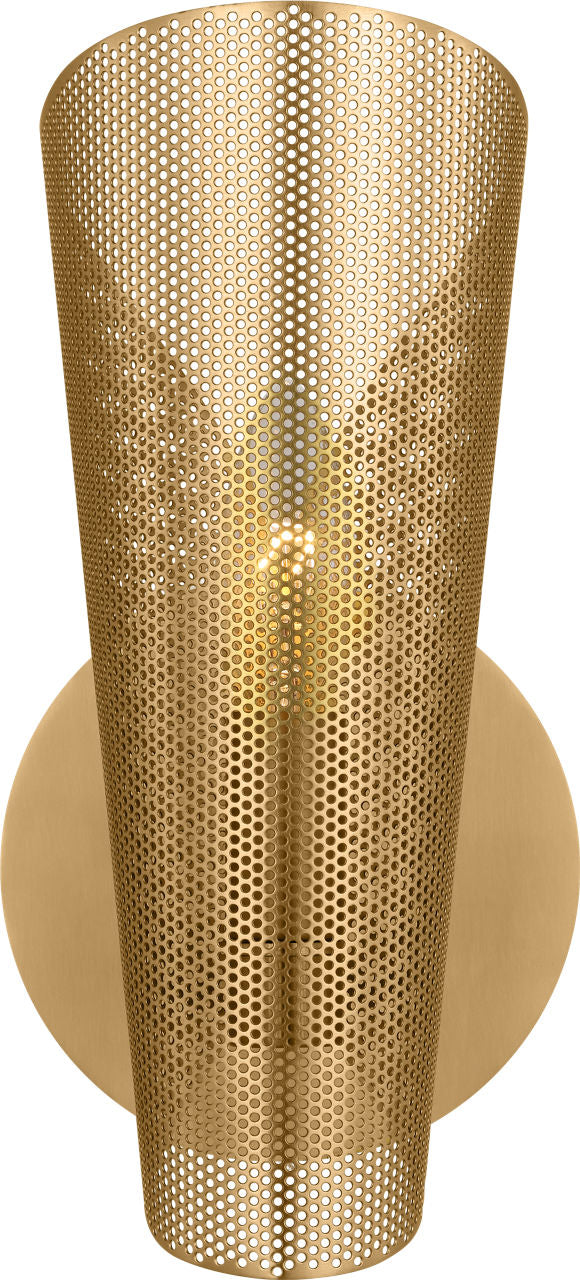 Plivot Medium Single Sconce Burnished Brass