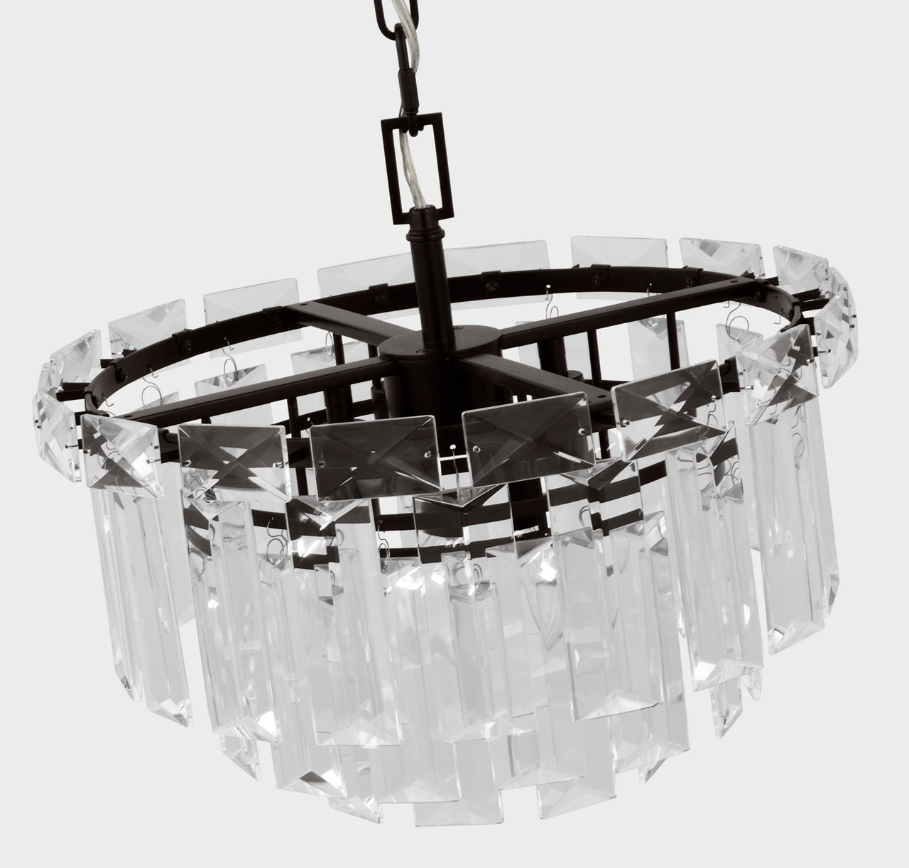 Arden Small Chandelier | Aged Iron