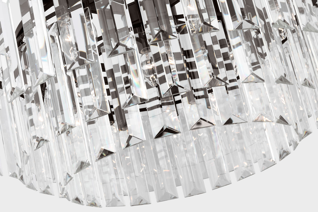 Arden Large Chandelier | Aged Iron