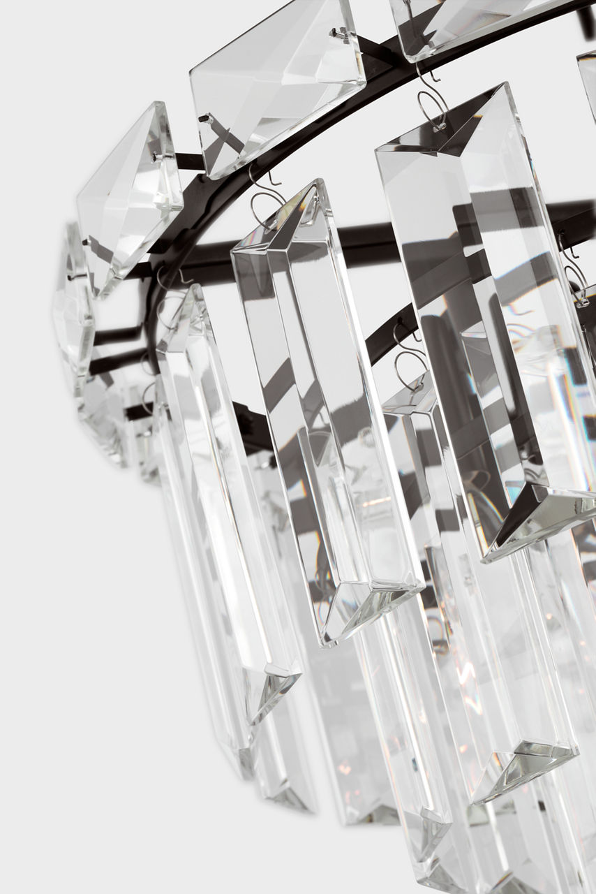 Arden Small Chandelier | Aged Iron