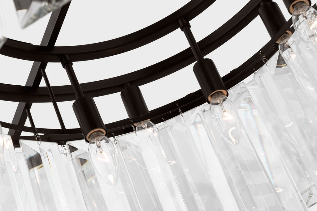 Arden Large Chandelier | Aged Iron