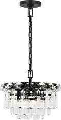 Arden Small Chandelier | Aged Iron