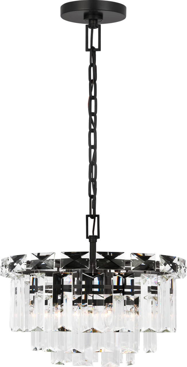 Arden Small Chandelier | Aged Iron