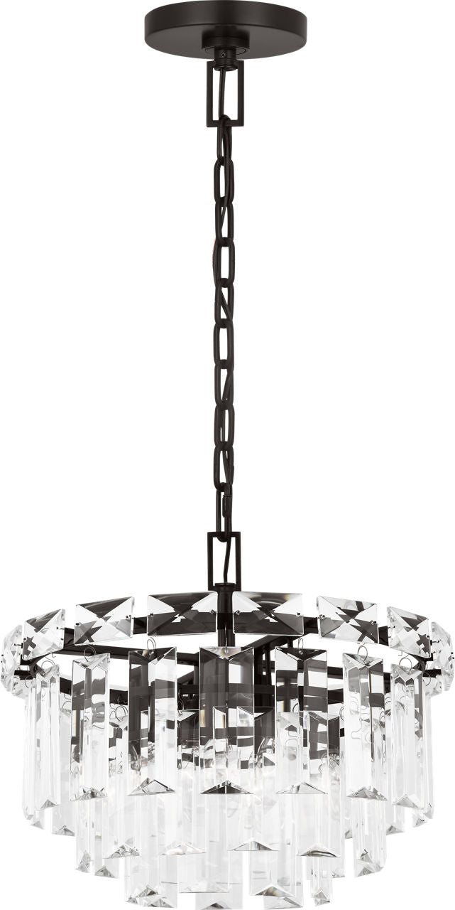 Arden Small Chandelier | Aged Iron