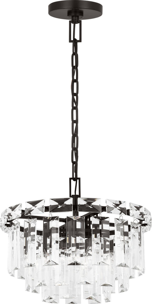 Arden Small Chandelier | Aged Iron