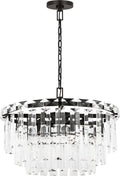 Arden Medium Chandelier | Aged Iron