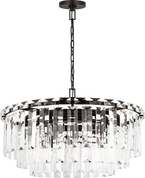 Arden Large Chandelier | Aged Iron