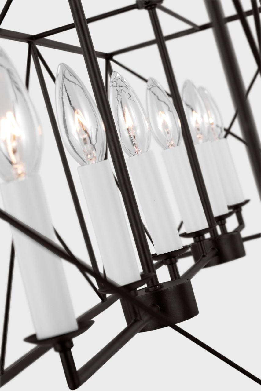 Beatrix Large Linear Lantern Aged Iron