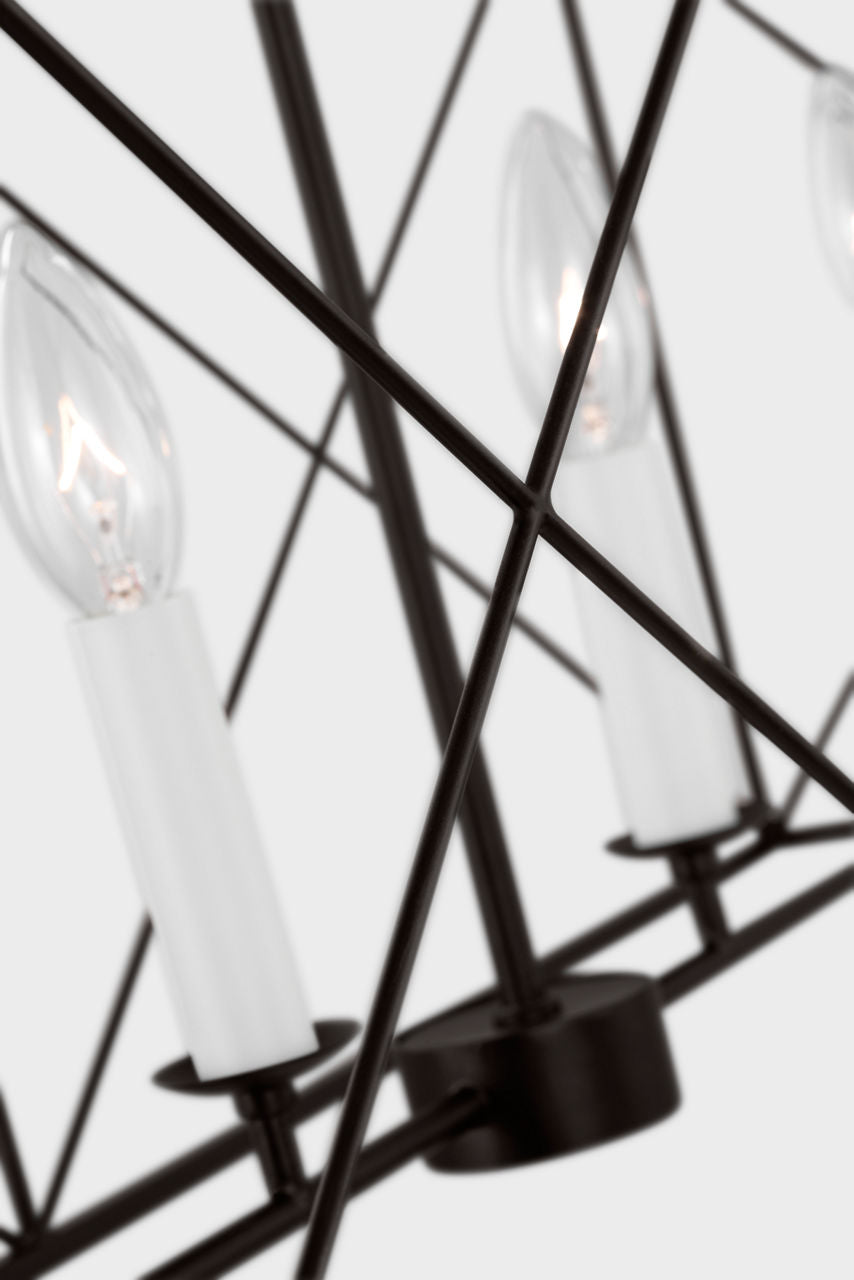 Beatrix Large Linear Lantern Aged Iron