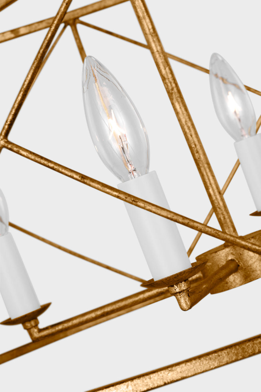 Beatrix Large Lantern Antique Gild