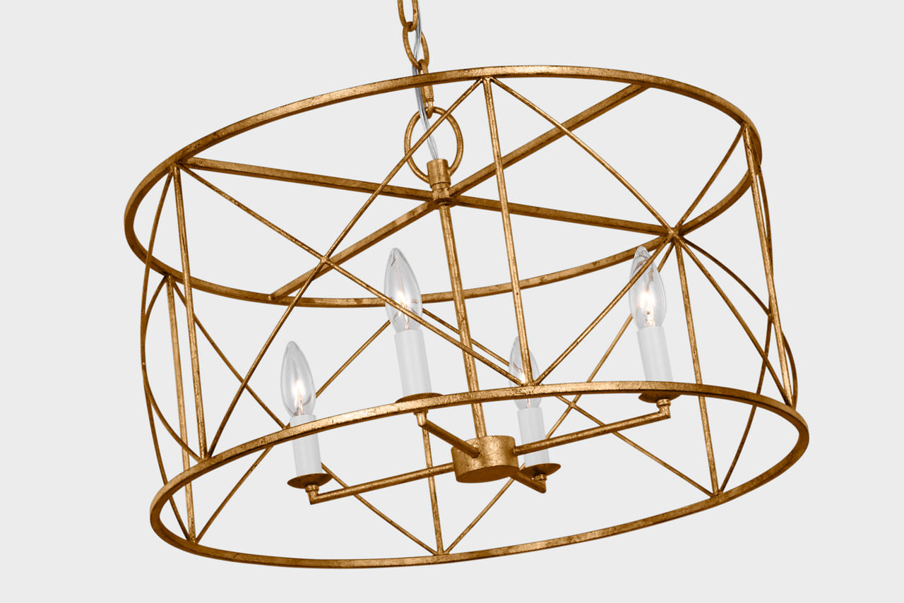 Beatrix Large Lantern Antique Gild