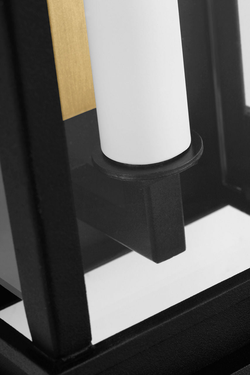 Cupertino Mini Wall Lantern Textured Black