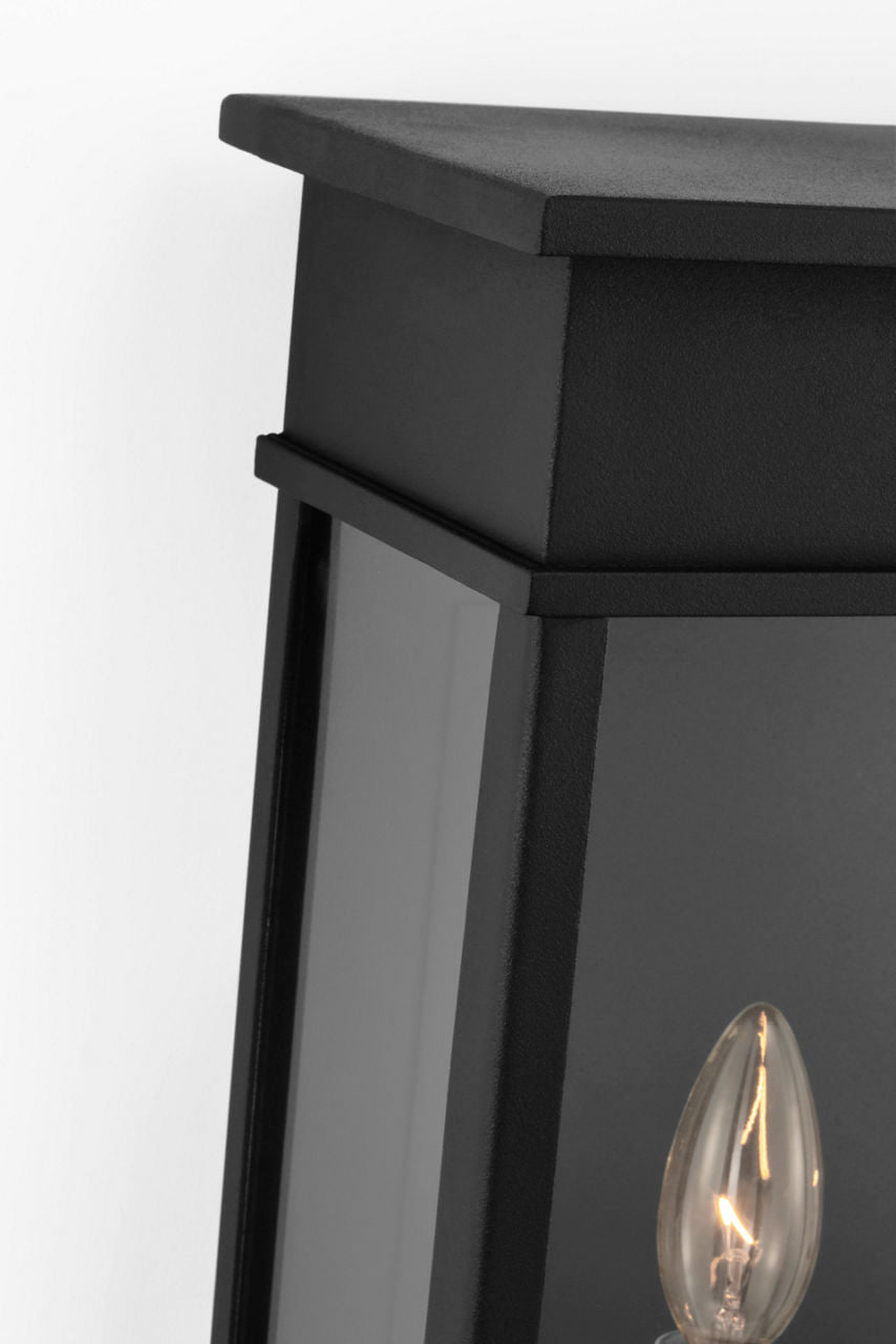 Cupertino Extra Large Wall Lantern Textured Black
