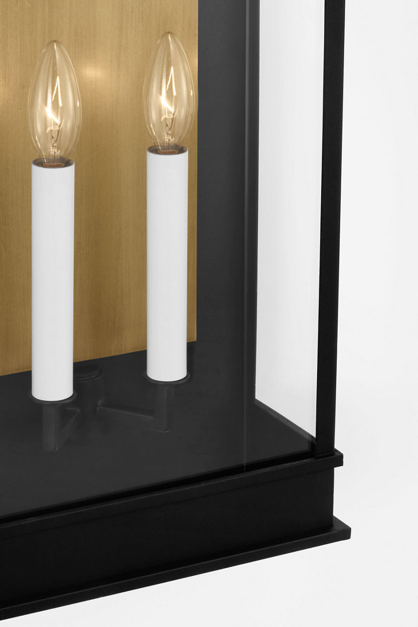 Cupertino Extra Large Wall Lantern Textured Black