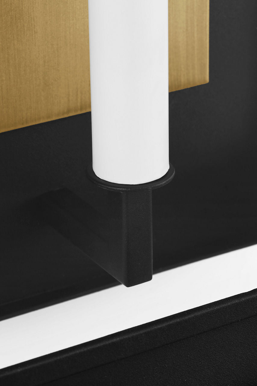 Cupertino Medium Wall Lantern Textured Black