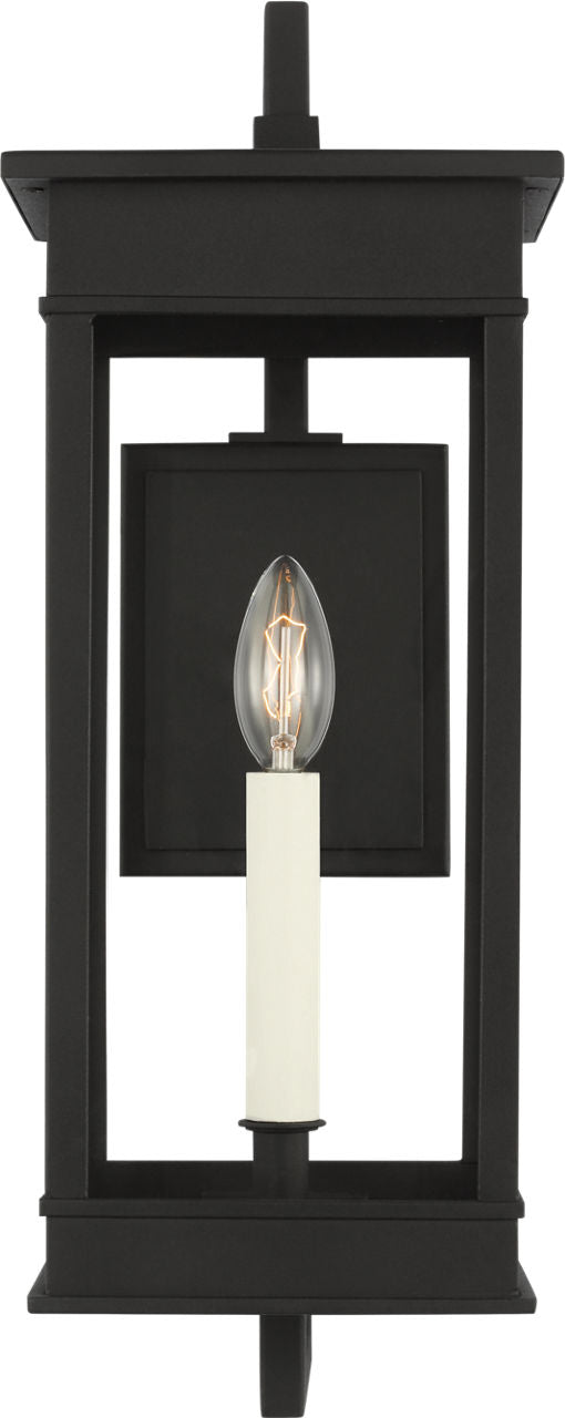 Cupertino Medium Bracket Wall Lantern Textured Black