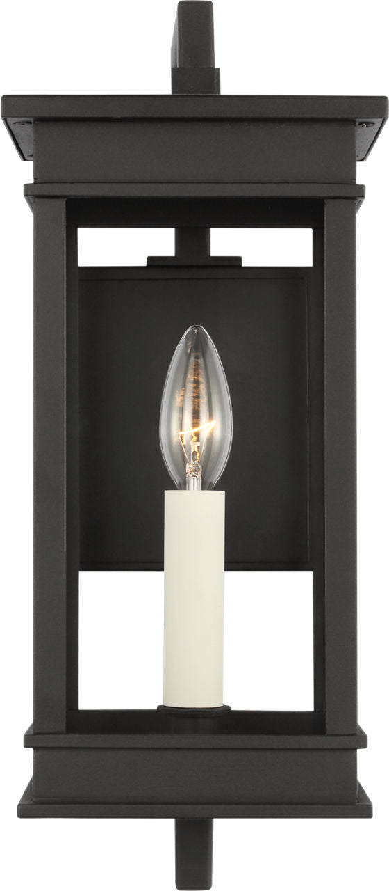 Cupertino Small Bracket Wall Lantern Textured Black