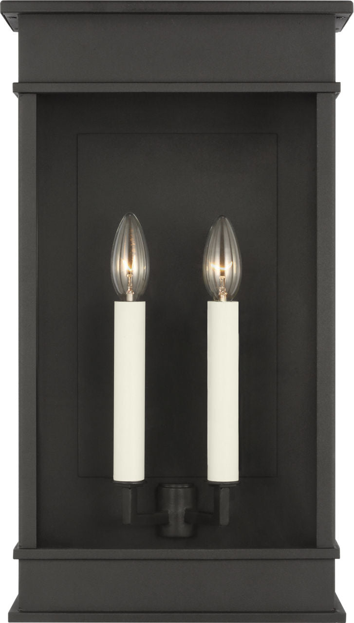Cupertino Extra Large Wall Lantern Textured Black