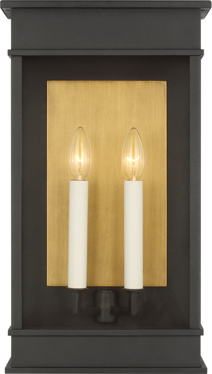 Cupertino Extra Large Wall Lantern Textured Black