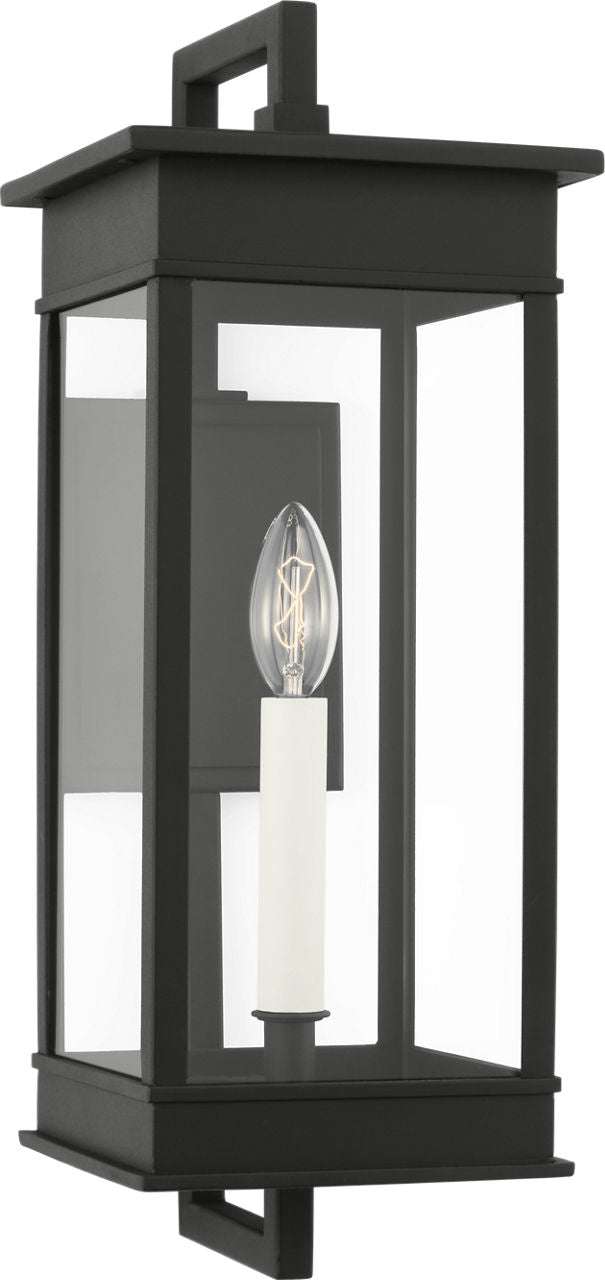 Cupertino Medium Bracket Wall Lantern Textured Black