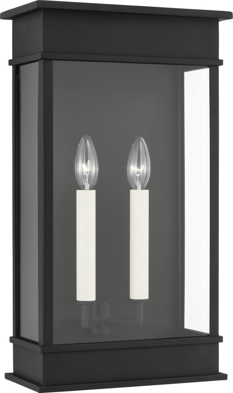 Cupertino Extra Large Wall Lantern Textured Black