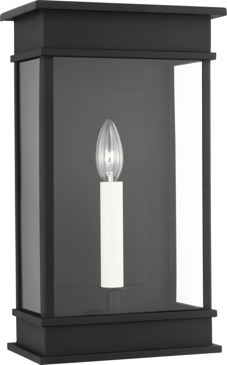 Cupertino Mini Wall Lantern Textured Black