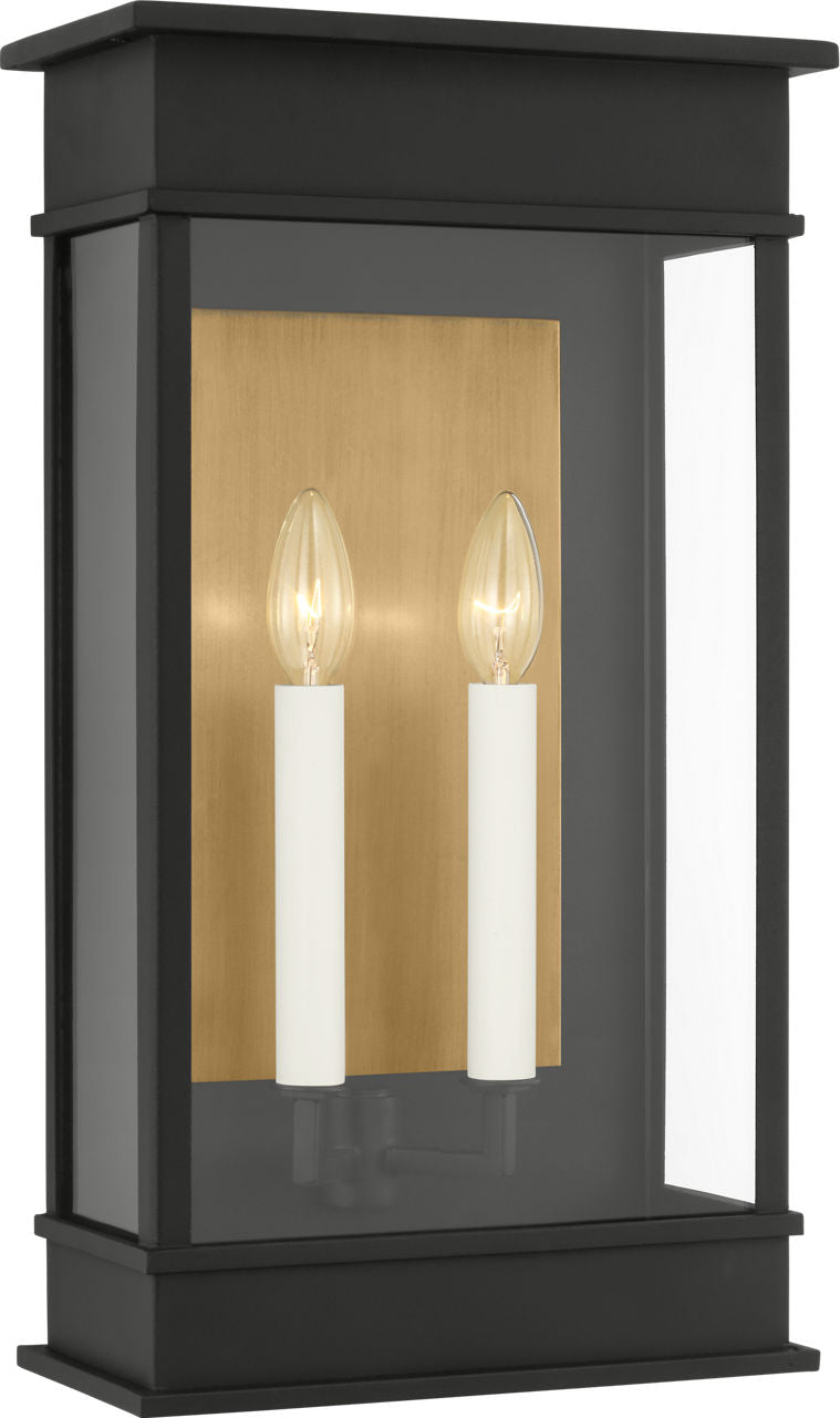 Cupertino Extra Large Wall Lantern Textured Black