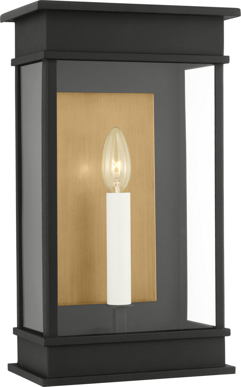 Cupertino Mini Wall Lantern Textured Black
