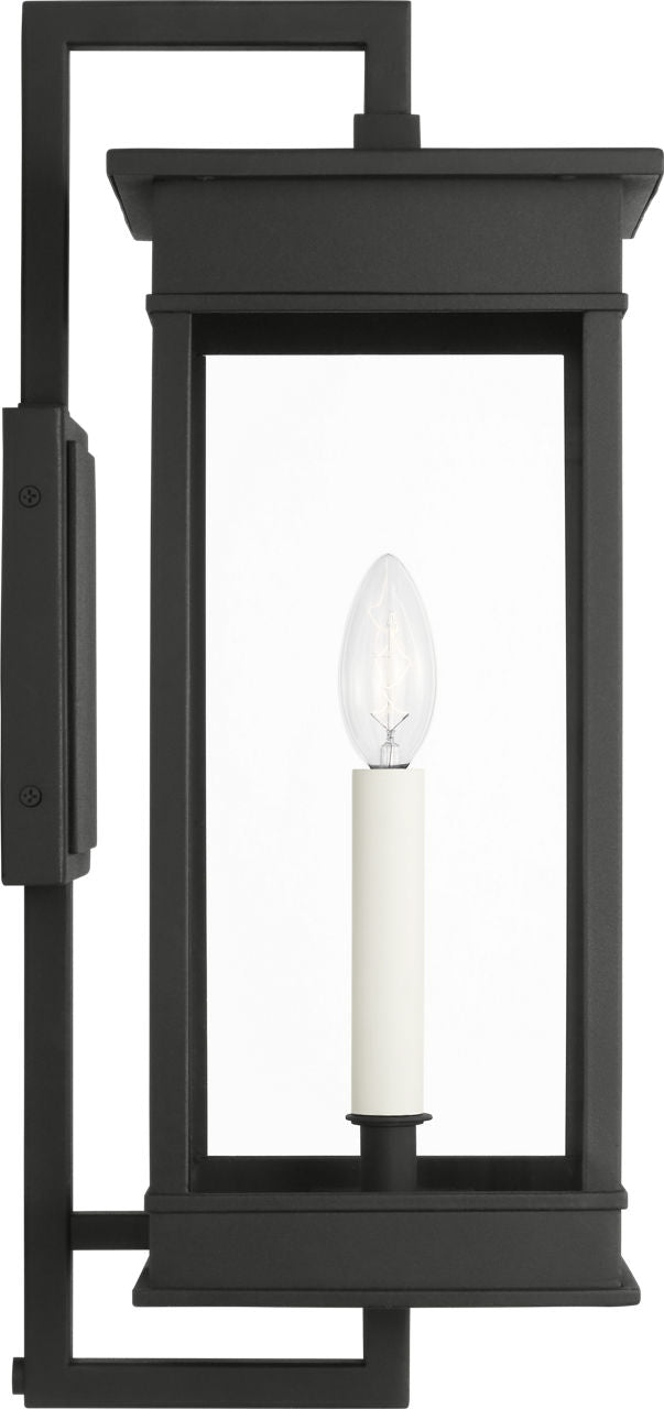 Cupertino Medium Bracket Wall Lantern Textured Black