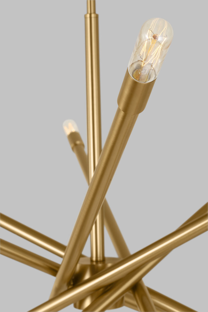 Eastyn Extra Large Chandelier Burnished Brass