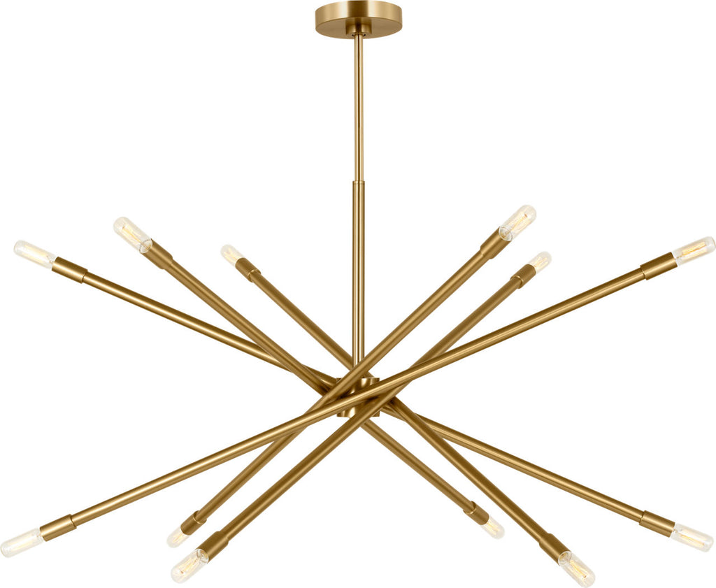 Eastyn Extra Large Chandelier Burnished Brass