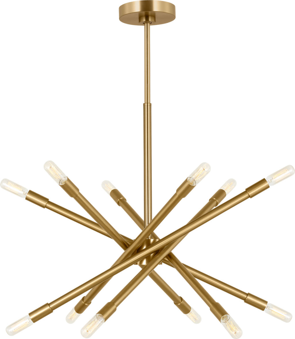 Eastyn Medium Chandelier Burnished Brass