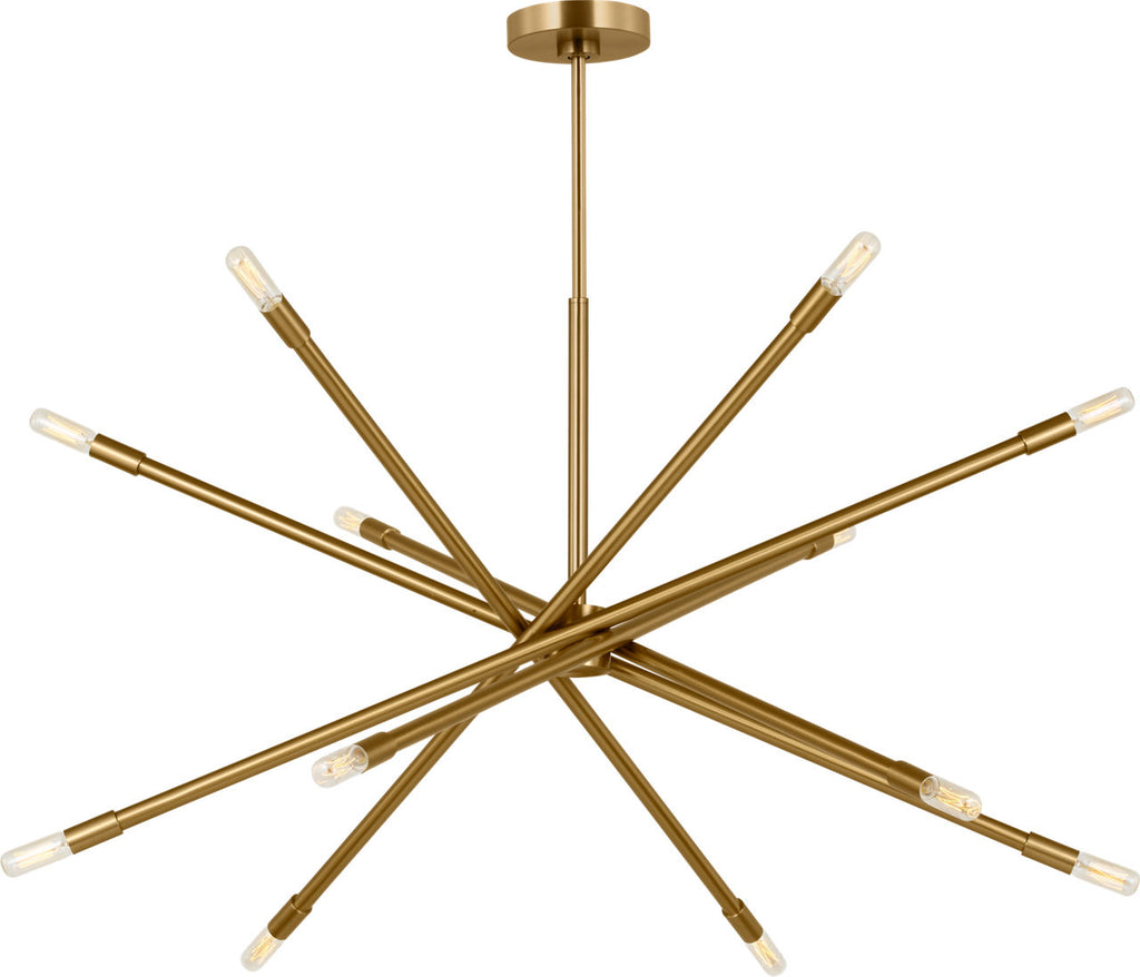 Eastyn Extra Large Chandelier Burnished Brass