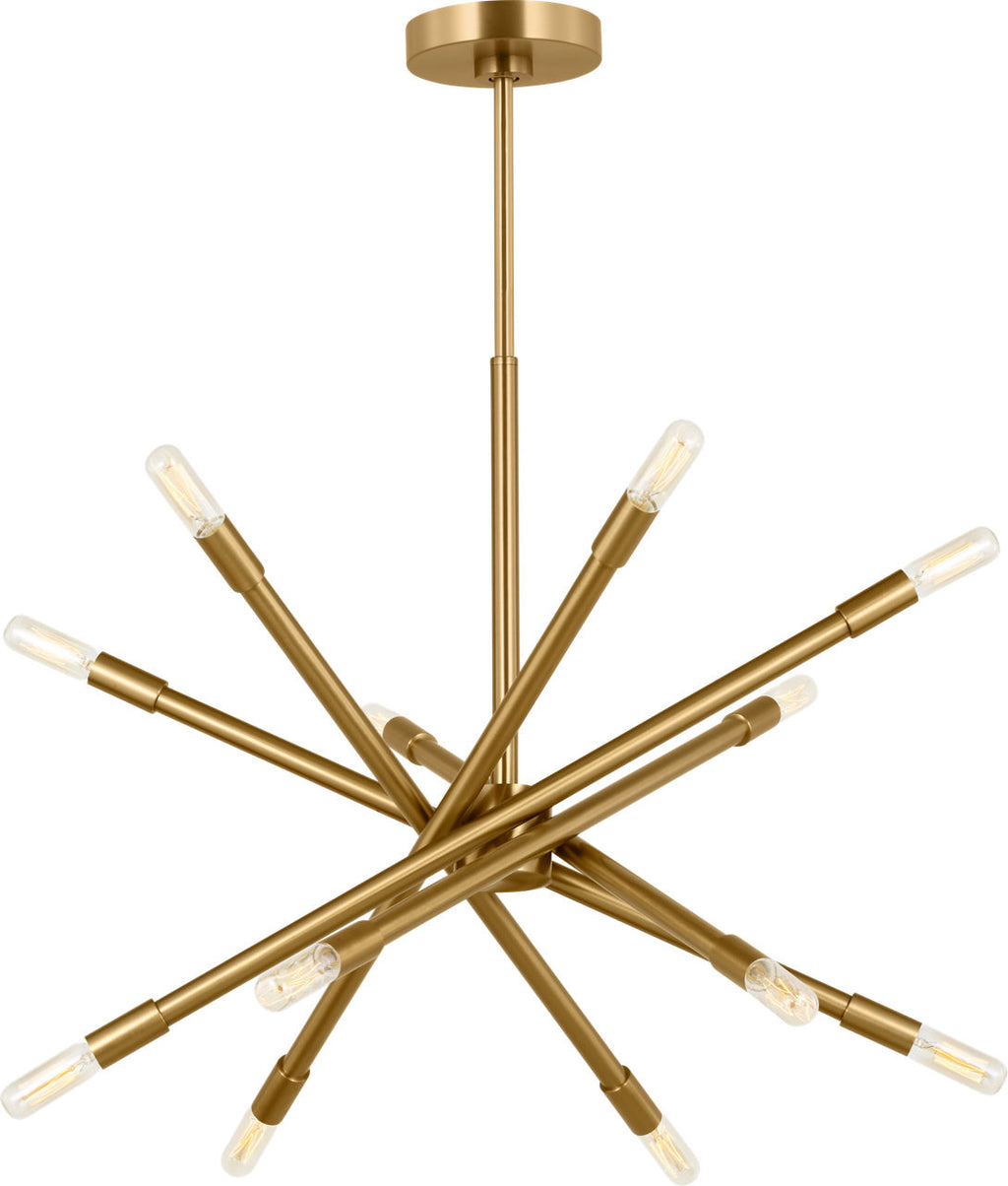Eastyn Medium Chandelier Burnished Brass