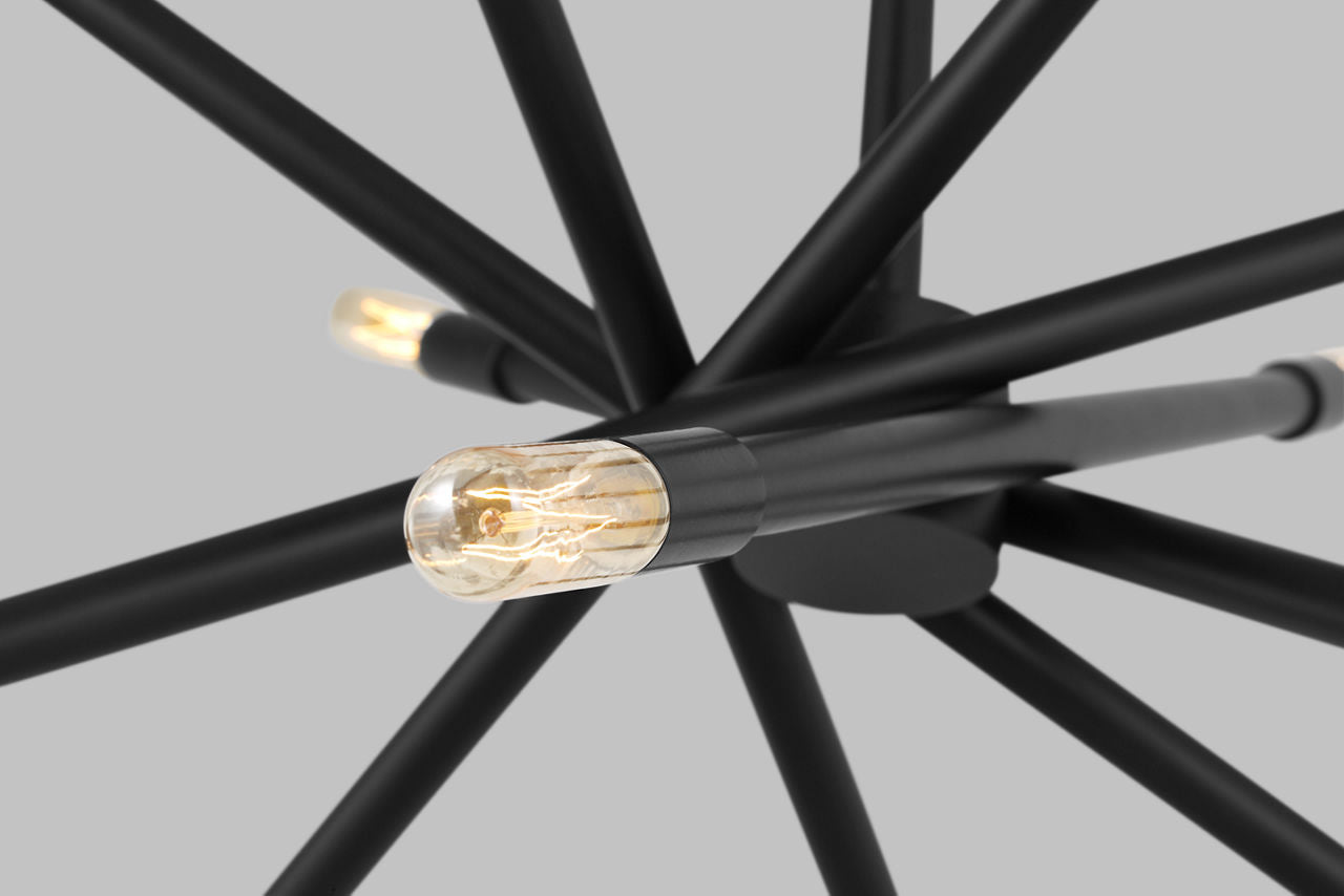 Eastyn Medium Chandelier Midnight Black