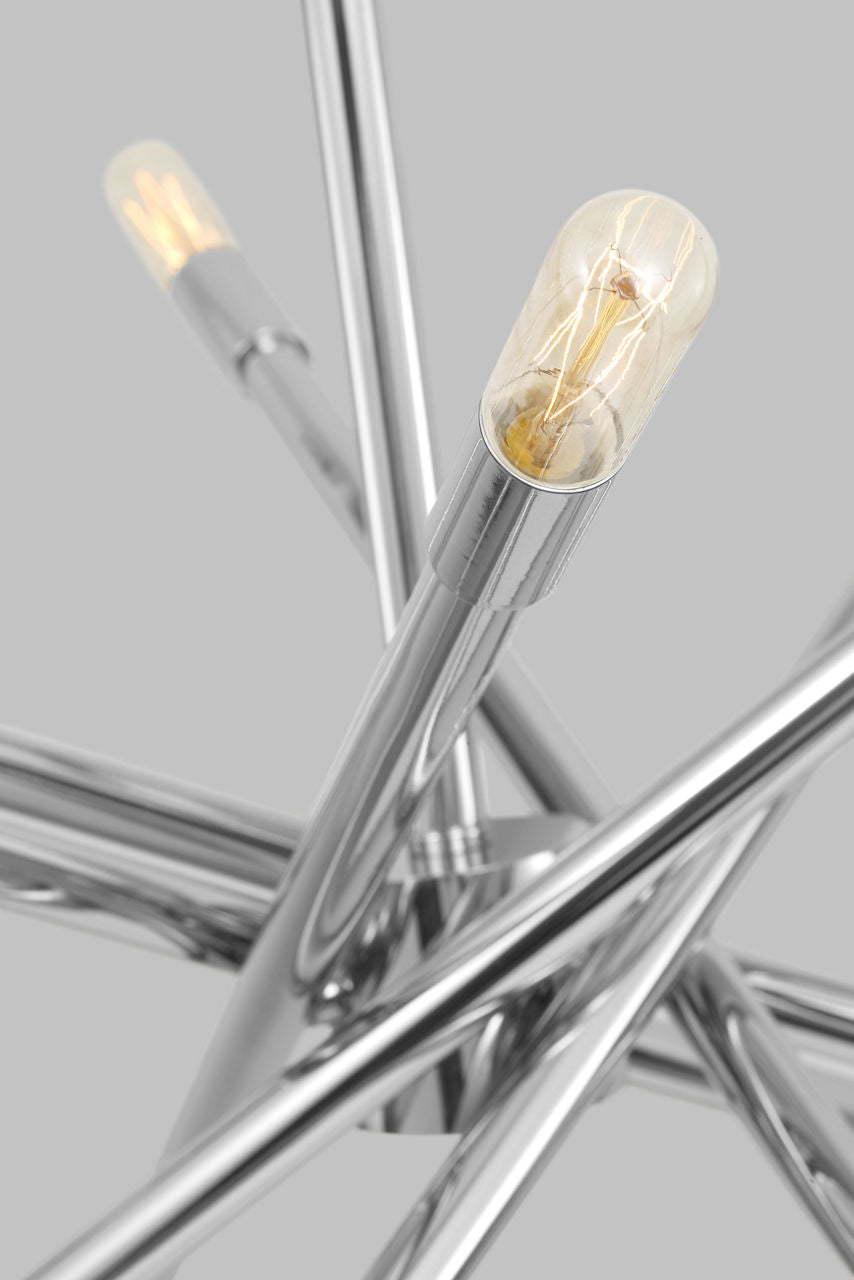 Eastyn Medium Chandelier Polished Nickel