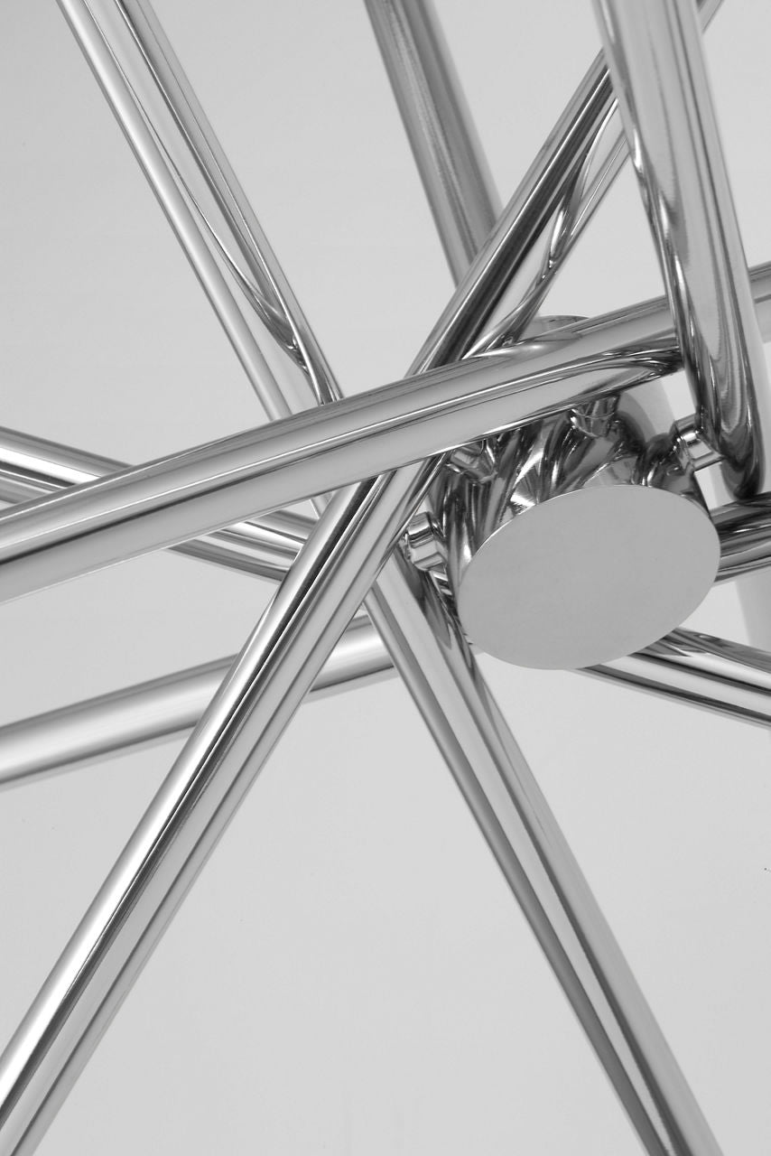 Eastyn Large Chandelier Polished Nickel