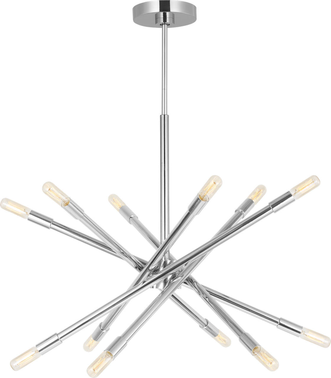 Eastyn Medium Chandelier Polished Nickel