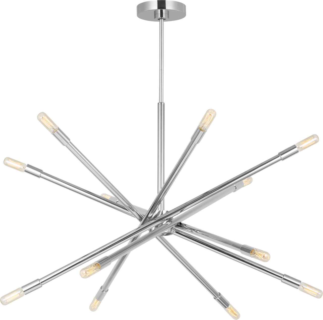 Eastyn Large Chandelier Polished Nickel