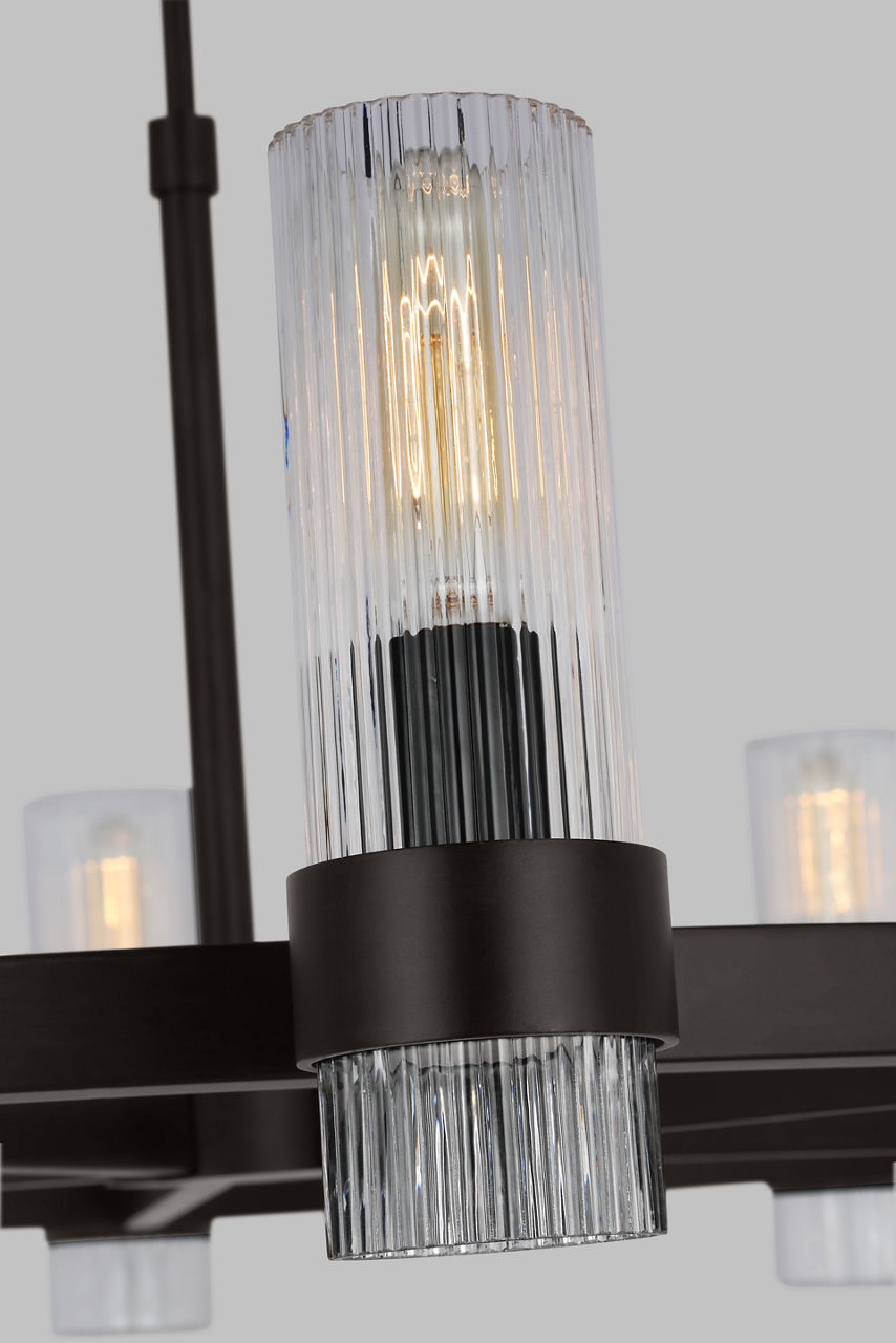Geneva Large Chandelier Aged Iron
