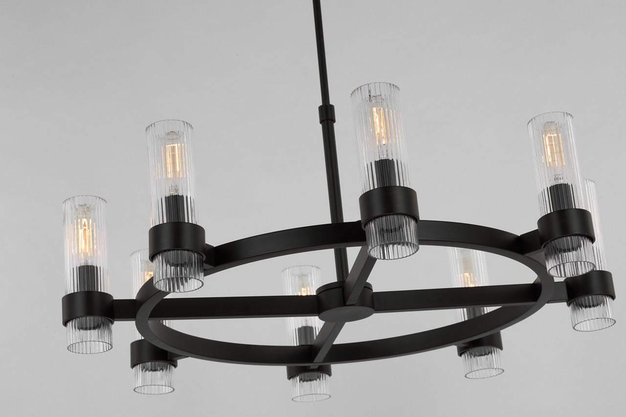 Geneva Medium Chandelier | Aged Iron